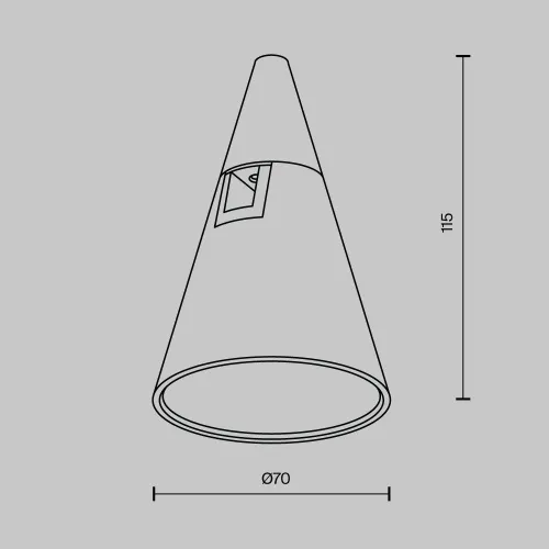 Трековый светильник Technical TR146-1-5W3K-B  фото 4