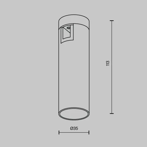 Трековый светильник Technical TR143-1-5W3K-W-B  фото 9