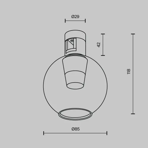 Трековый светильник Technical TR148-1-3W3K-BS  фото 9