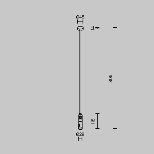 Комплектующие для трековой системы Technical TRA159С-D1-B  фото 2